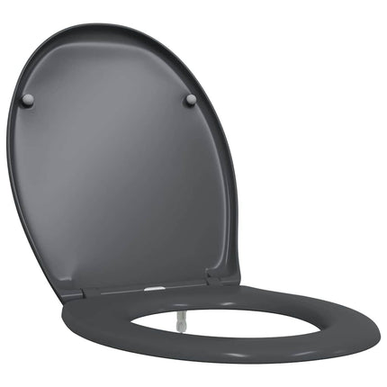 Toilet sæde Antracit 47 x 37 x 4 cm Duroplast