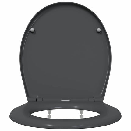 Toilet sæde Antracit 47 x 37 x 4 cm Duroplast