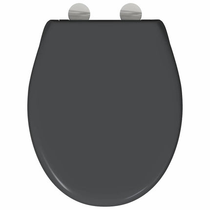Toilet sæde Antracit 47 x 37 x 4 cm Duroplast