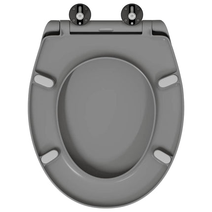 Toilet sæde Grå 47 x 37 x 4 cm Duroplast