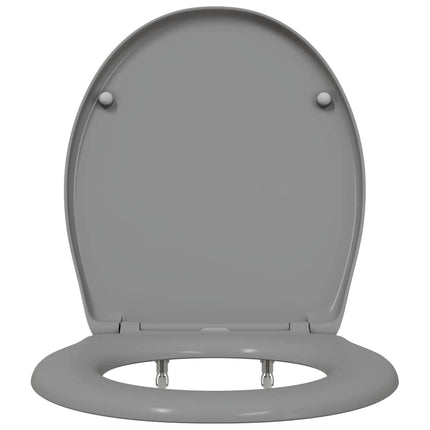 Toilet sæde Grå 47 x 37 x 4 cm Duroplast