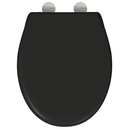 Toilet sæde Sort 47 x 37 x 4 cm Duroplast