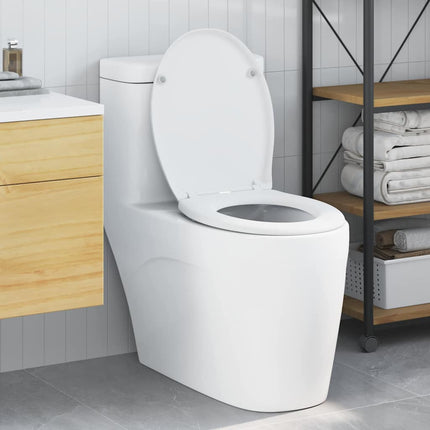 Toilet sæde Hvid 47 x 37 x 4 cm Duroplast