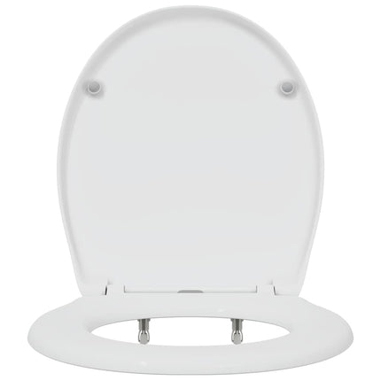 Toilet sæde Hvid 47 x 37 x 4 cm Duroplast