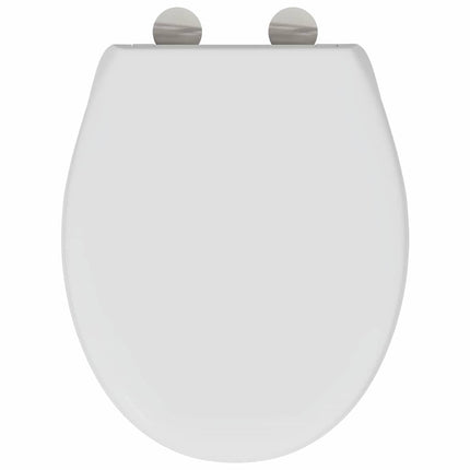 Toilet sæde Hvid 47 x 37 x 4 cm Duroplast