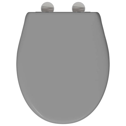 Toilet sæde Grå 47 x 37 x 4 cm Duroplast