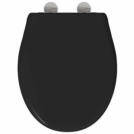 Toilet sæde Sort 47 x 37 x 4 cm Duroplast
