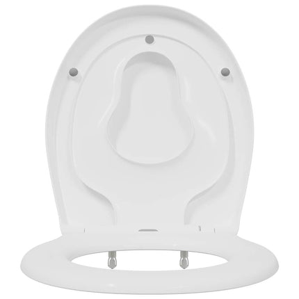 Toilet sæde Hvid 47 x 37 x 4 cm Duroplast