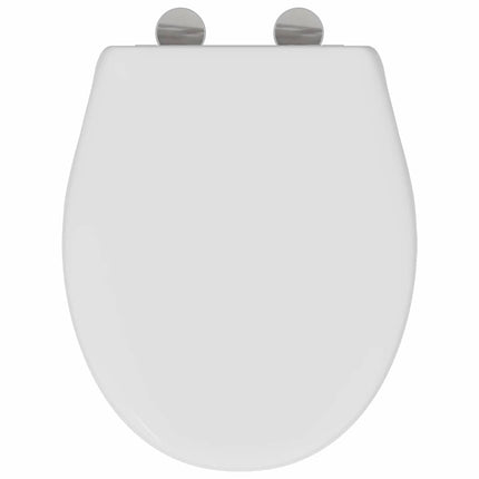 Toilet sæde Hvid 47 x 37 x 4 cm Duroplast