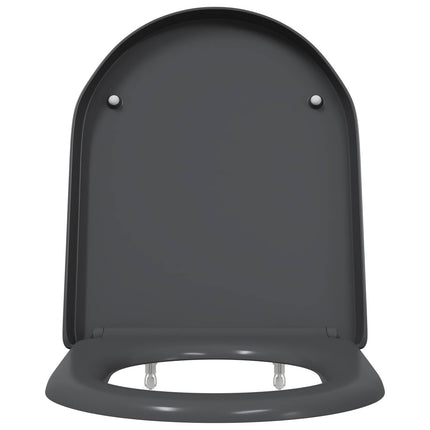 Toilet sæde Antracit 49 x 36 x 4 cm Duroplast