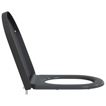 Toilet sæde Antracit 49 x 36 x 4 cm Duroplast