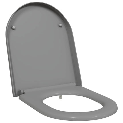Toilet sæde Grå 49 x 36 x 4 cm Duroplast