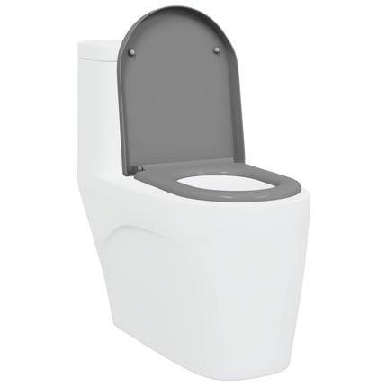 Toilet sæde Grå 49 x 36 x 4 cm Duroplast