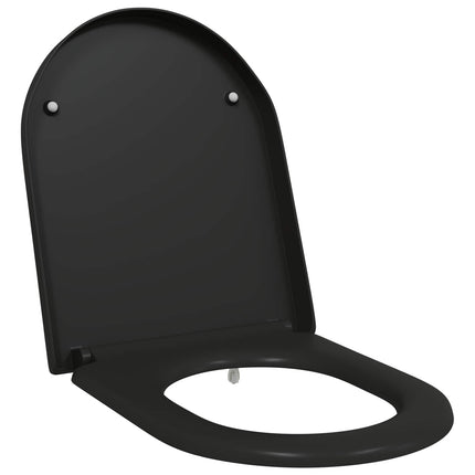 Toilet sæde Sort 49 x 36 x 4 cm Duroplast