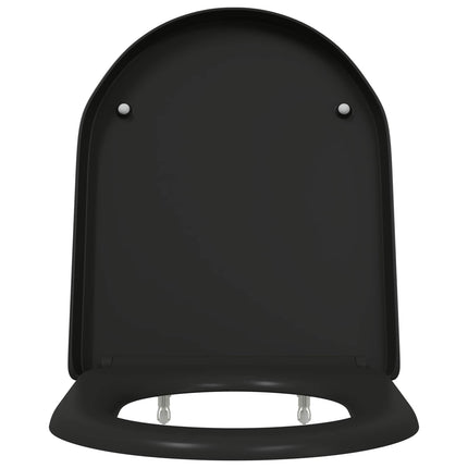 Toilet sæde Sort 49 x 36 x 4 cm Duroplast
