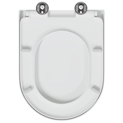 Toilet sæde Hvid 49 x 36 x 4 cm Duroplast