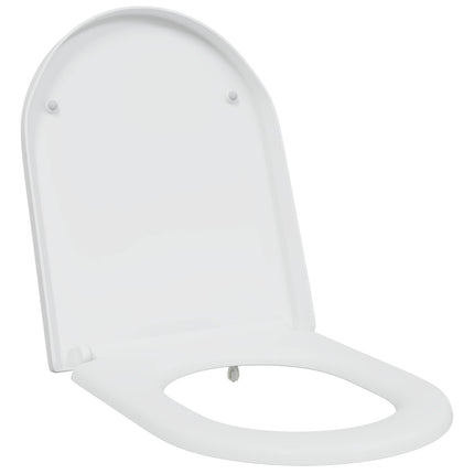 Toilet sæde Hvid 49 x 36 x 4 cm Duroplast