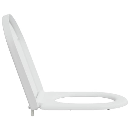 Toilet sæde Hvid 49 x 36 x 4 cm Duroplast