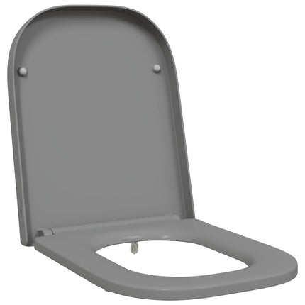 Toilet sæde Grå 47,5 x 35 x 3,6 cm Duroplast