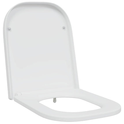 Toilet sæde Hvid 47,5 x 35 x 3,6 cm Duroplast