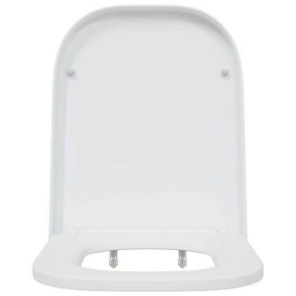 Toilet sæde Hvid 47,5 x 35 x 3,6 cm Duroplast