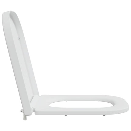 Toilet sæde Hvid 47,5 x 35 x 3,6 cm Duroplast
