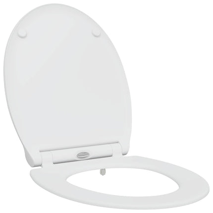 Toilet sæde Hvid 45,5 x 37,5 x 3,8 cm Duroplast