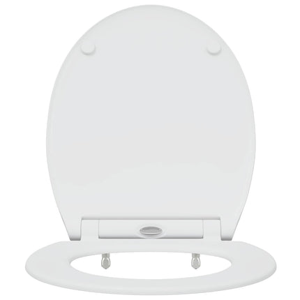 Toilet sæde Hvid 45,5 x 37,5 x 3,8 cm Duroplast