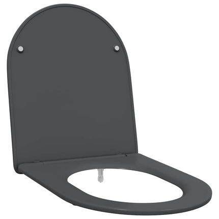 Toilet sæde Antracit 47 x 36 x 3,4 cm Duroplast