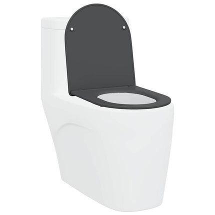 Toilet sæde Antracit 47 x 36 x 3,4 cm Duroplast