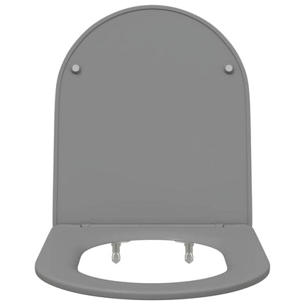 Toilet sæde Grå 47 x 36 x 3,4 cm Duroplast