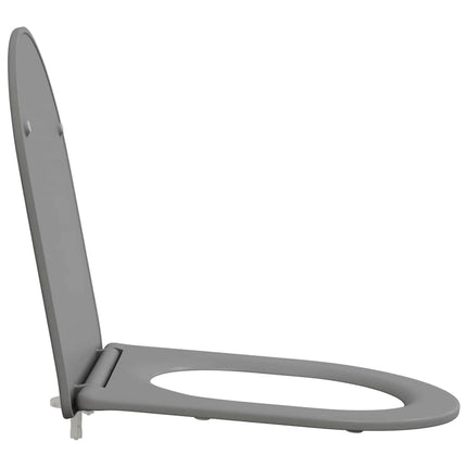 Toilet sæde Grå 47 x 36 x 3,4 cm Duroplast