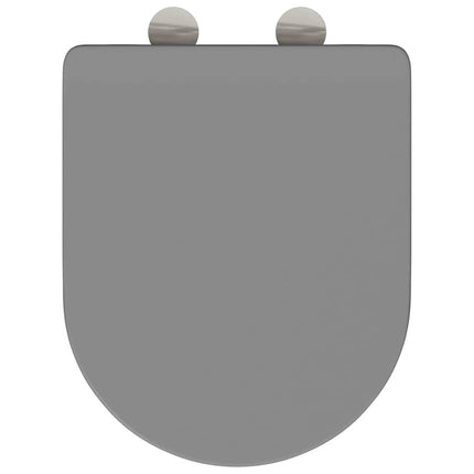 Toilet sæde Grå 47 x 36 x 3,4 cm Duroplast