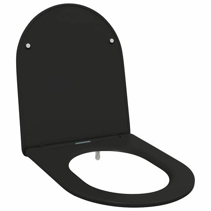 Toilet sæde Sort 47 x 36 x 3,4 cm Duroplast