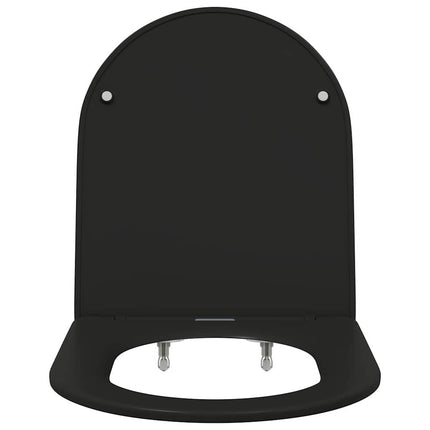 Toilet sæde Sort 47 x 36 x 3,4 cm Duroplast