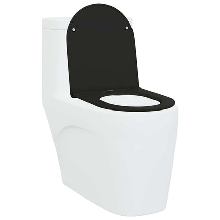 Toilet sæde Sort 47 x 36 x 3,4 cm Duroplast