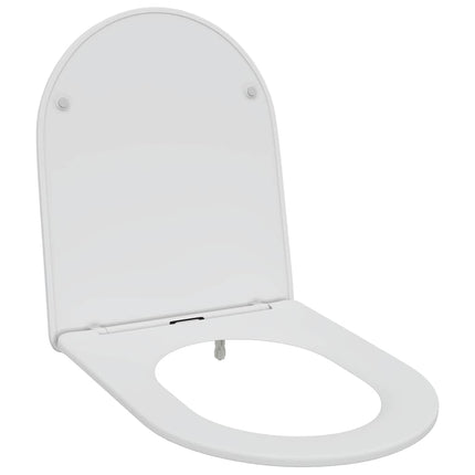 Toilet sæde Hvid 47 x 36 x 3,4 cm Duroplast