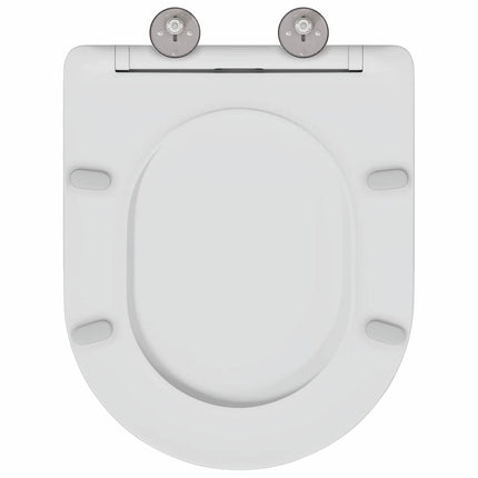 Toilet sæde Hvid 47 x 36 x 3,4 cm Duroplast