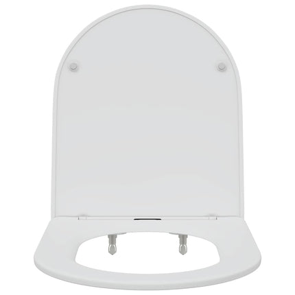 Toilet sæde Hvid 47 x 36 x 3,4 cm Duroplast
