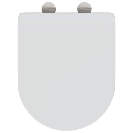 Toilet sæde Hvid 47 x 36 x 3,4 cm Duroplast