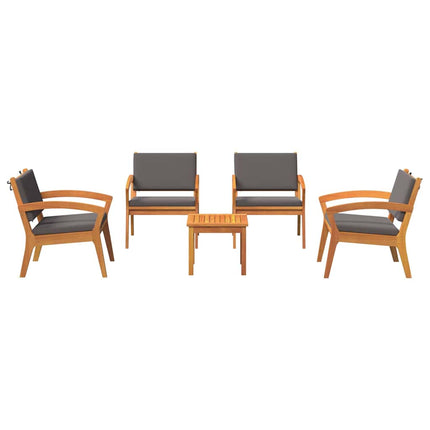 Bistrosæt 5 stk. Brun Polyester