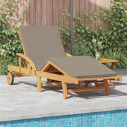 Solstol 2 pcs Gråbrun 200 x 67 x 84 cm Massivt Akacietræ