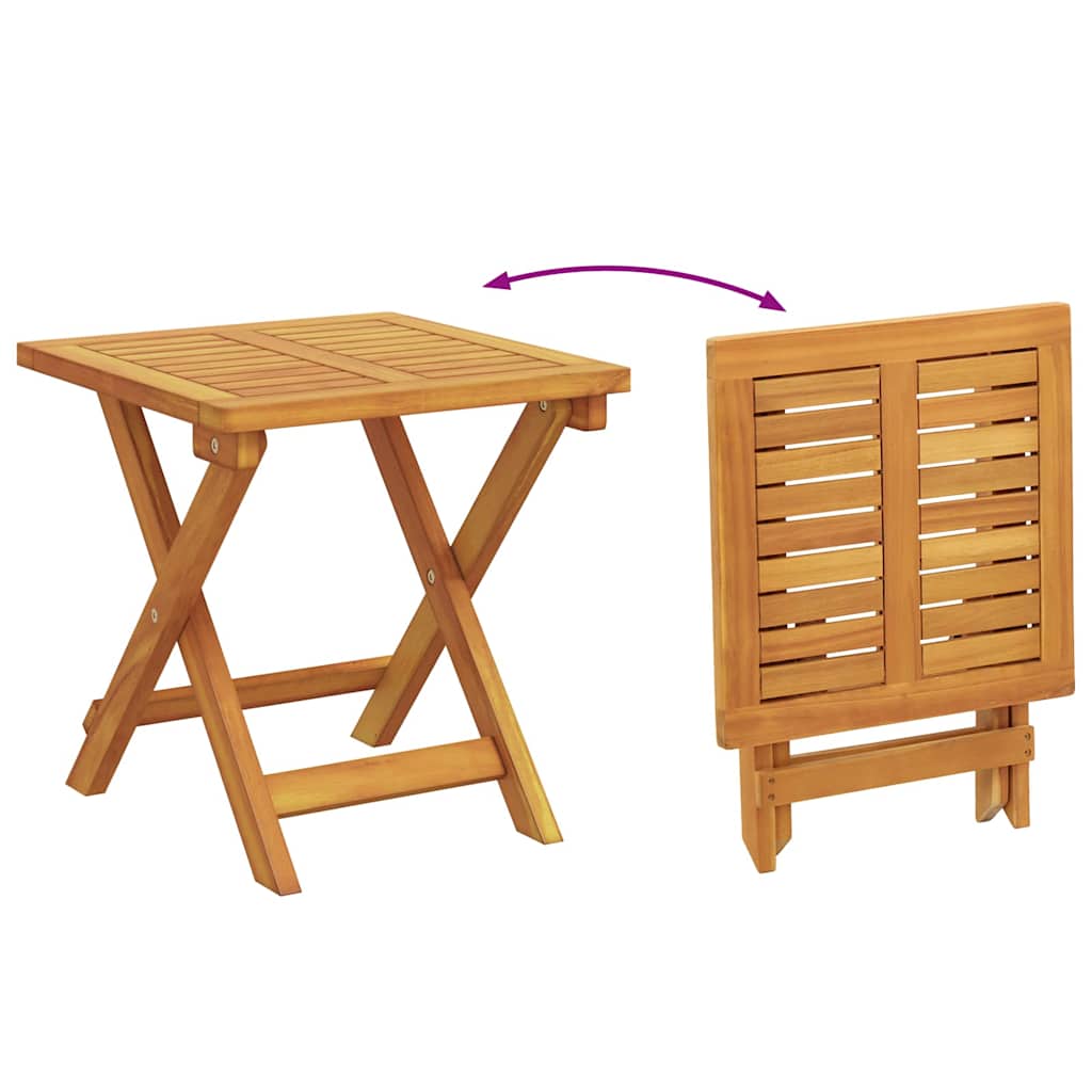 Solstol 3 pcs Gråbrun 200 x 67 x 84 cm Massivt Akacietræ