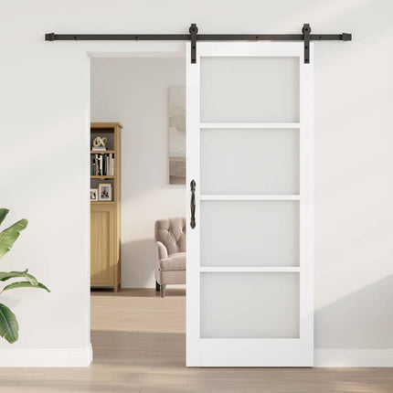 Skydedør ORKDAL Hvid og sort 83 x 211 cm