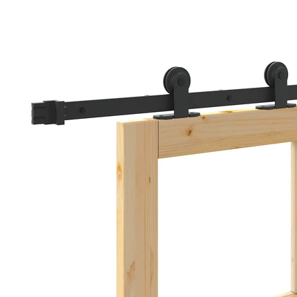 Skydedør ORKDAL 61 x 198,5 cm Massivt fyrretræ og glas