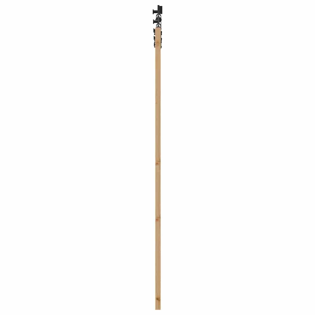 Skydedør ORKDAL Naturlig og sort 73,5 x 198,5 cm