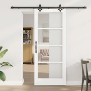 Skydedør ORKDAL Hvid og sort 83 x 202 cm