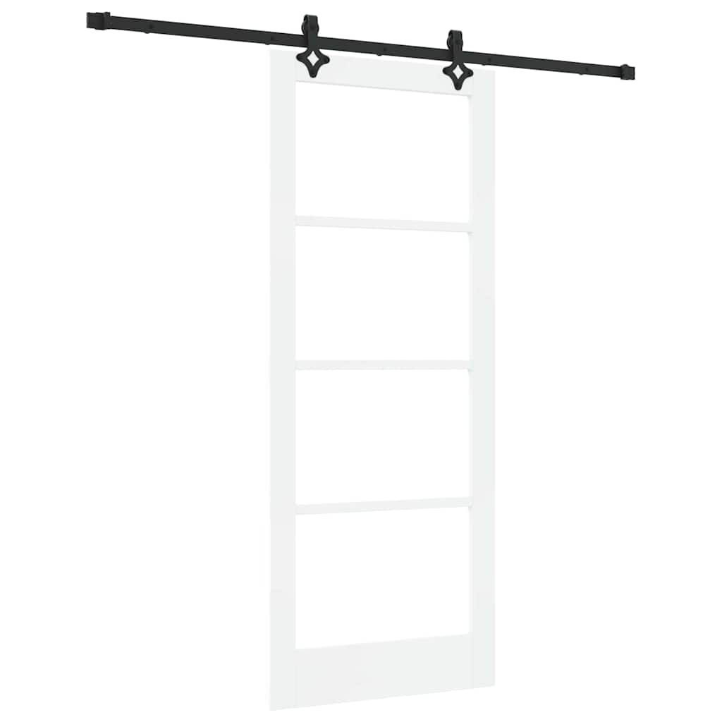 Skydedør ORKDAL Hvid og sort 83 x 202 cm
