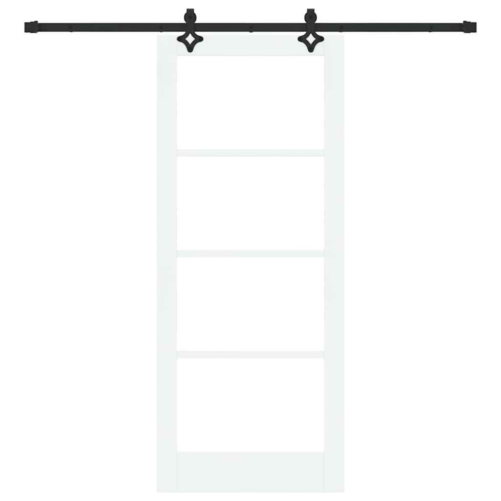 Skydedør ORKDAL Hvid og sort 83 x 202 cm