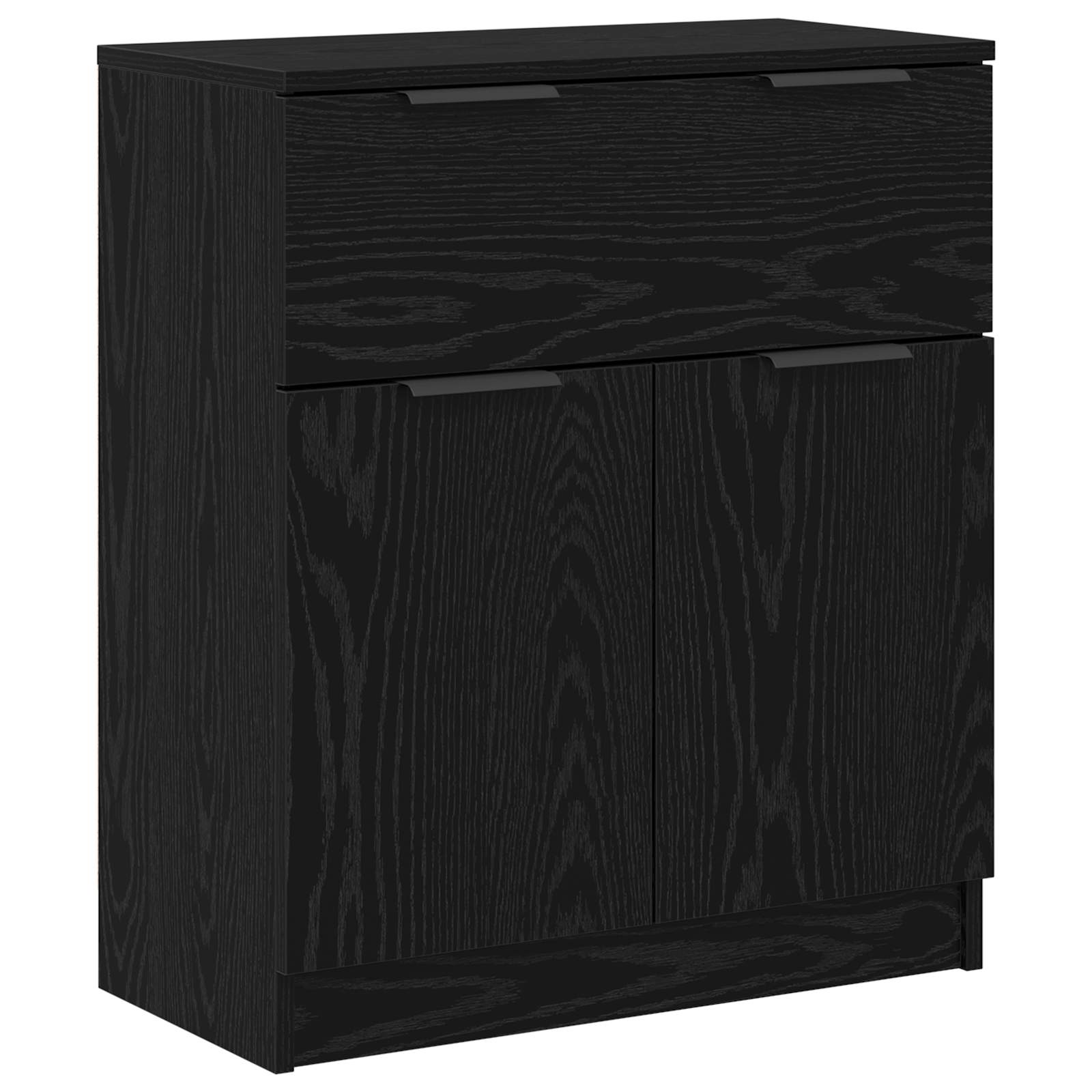 Sideboard 3 pcs Sort eg 181 x 30 x 70 cm Konstrueret træ